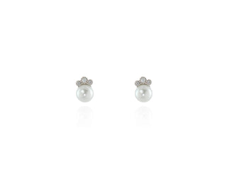 Hilda Pearl Silver Earrings