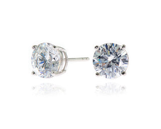 Lana 8mm Sterling Silver Earrings