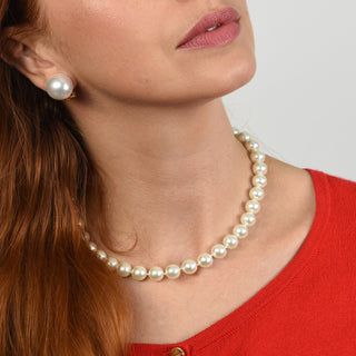 Petula Silver 40cm Pearl Necklace