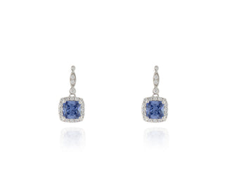 Tanis Silver Tanzanite Earrings 