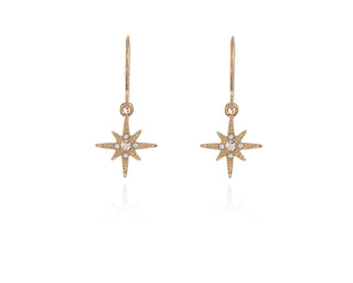 Cachet North Star Earrings 18ct Gold Plated