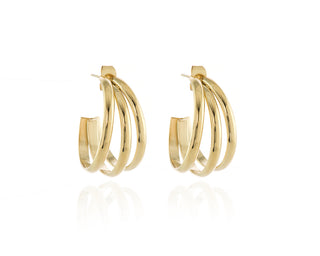 Gabby Gold Hoop Earrings