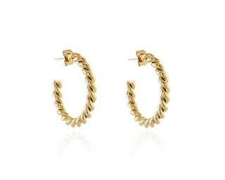 Melia Gold Hoop Earrings